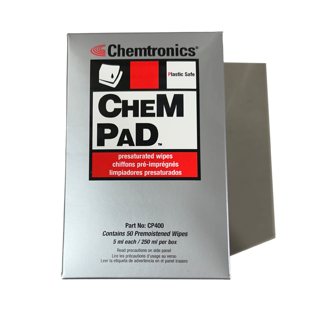 Chemtronics CP400 - 91% IPA presaturated wipes