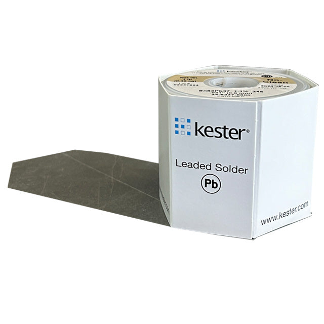 Kester 24-6337-8800 Sn63Pb37 No-Clean Solder Wire, front of spool