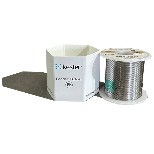 Kester 24-6337-8800 Sn63Pb37 No-Clean Solder Wire, front of spool out of package