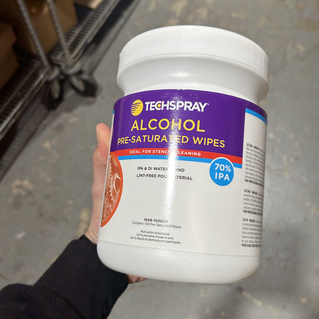 TechSpray 1608-100DSP 70% IPA Wipes