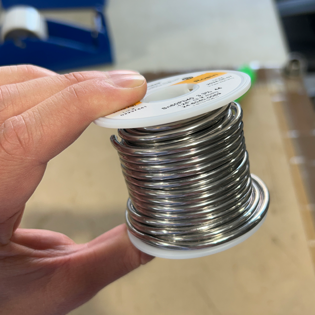Solder Wire: Kester .125" 24-6040-0069 Sn60Pb40 3.3% /44