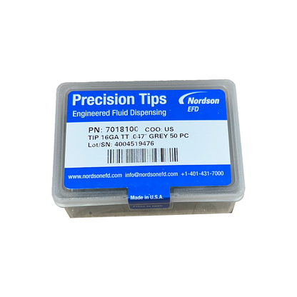 Nordson EFD 7018100 Grey SmoothFlow Tapered Dispense Tips