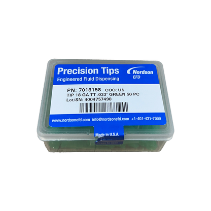 Nordson EFD 7018158 Green SmoothFlow Tapered Dispense Tips