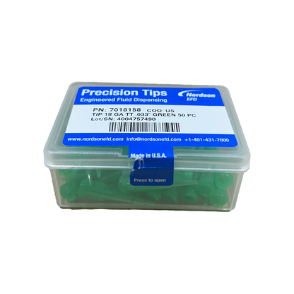 Nordson EFD 7018158 Green SmoothFlow Tapered Dispense Tips