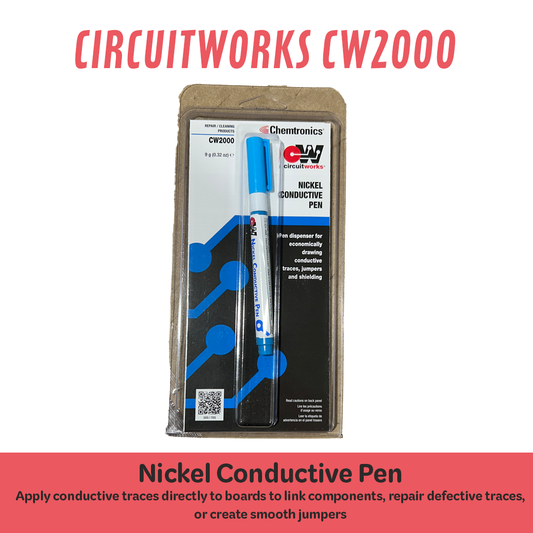 CircuitWorks CW2000 Nickel Conductive Pen - 9 g (0.32 oz) pen
