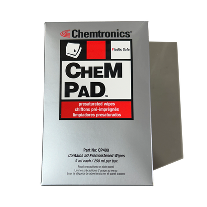 Chemtronics CP400 - 91% IPA presaturated wipes