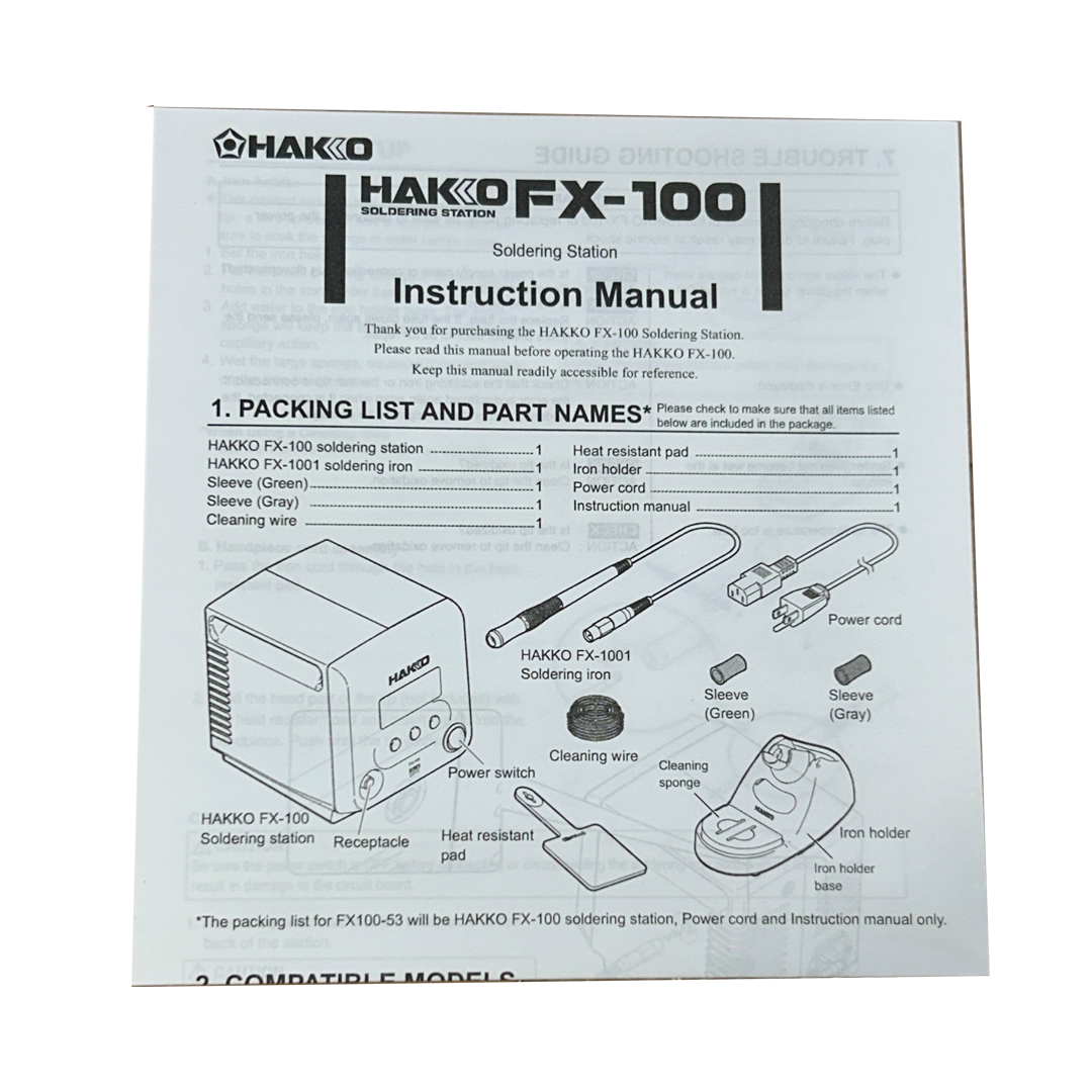 Hakko FX100-04 Soldering Station