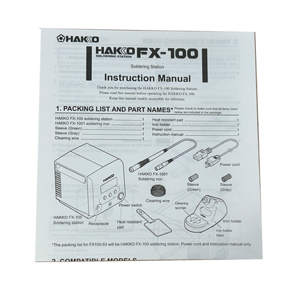 Hakko FX100-04 Soldering Station