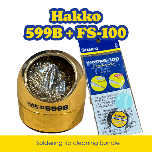 Hakko 599B + FS-100 Tip Cleaning Bundle