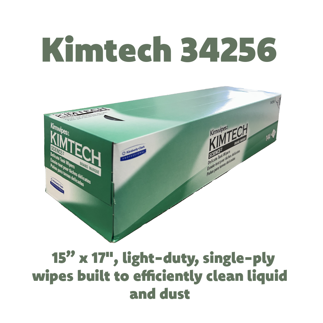 Kimtech EX-L Delicate Task Wipes, 15 x 17", 144 per Package