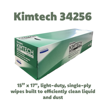 Kimtech EX-L Delicate Task Wipes, 15 x 17", 144 per Package