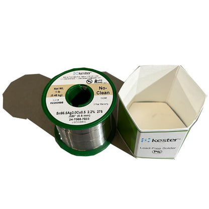 Kester 24-7068-7603 SAC No Clean Solder Wire, Top of spool out of package