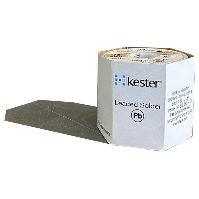 Kester 24-6337-8801 Sn63Pb37 No-Clean Solder Wire, front of spool