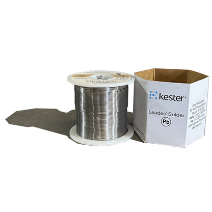 Kester 24-6337-8801 Sn63Pb37 No-Clean Solder Wire, front of spool out of package