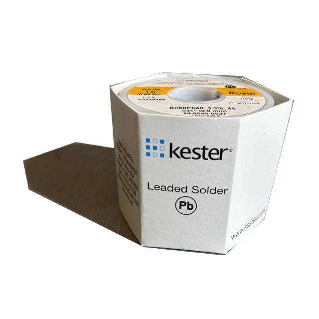 Kester 24-6040-0027 Sn60Pb40 Rosin  Solder Wire, front of spool