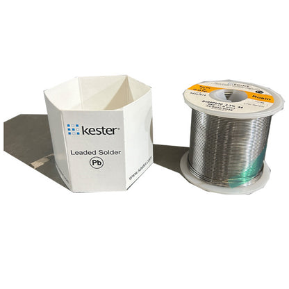 Kester 24-6040-0039 Sn60Pb40 Rosin  Solder Wire, front of spool out of package