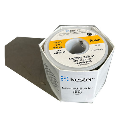 Kester 24-6040-0053 Sn60Pb40 Rosin  Solder Wire, top of spool