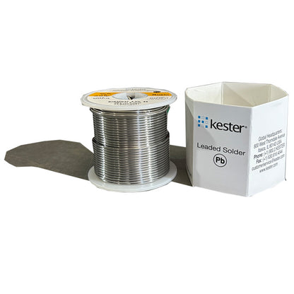 Kester 24-6337-0061 Sn63Pb37 Rosin Solder Wire, front of spool out of package