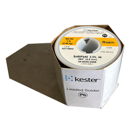 Kester 24-6040-0066 Sn60Pb40 Rosin  Solder Wire, top of spool