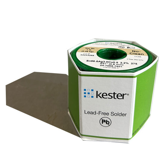 Kester 24-7068-7601 SAC No Clean Solder Wire, front of spool