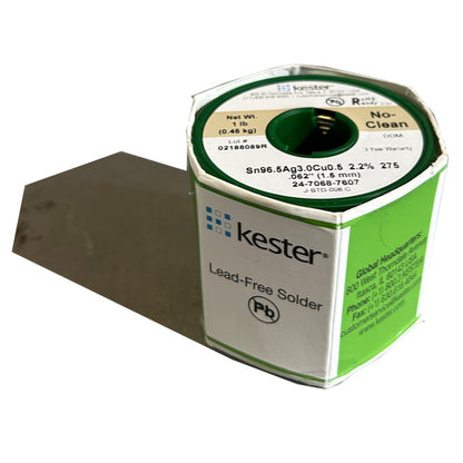 Kester 24-7068-7607 SAC No Clean Solder Wire, front of spool