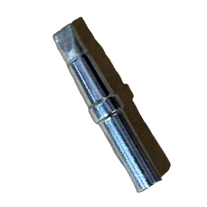 Weller ETD Chisel Soldering Iron Tip, front of tip 