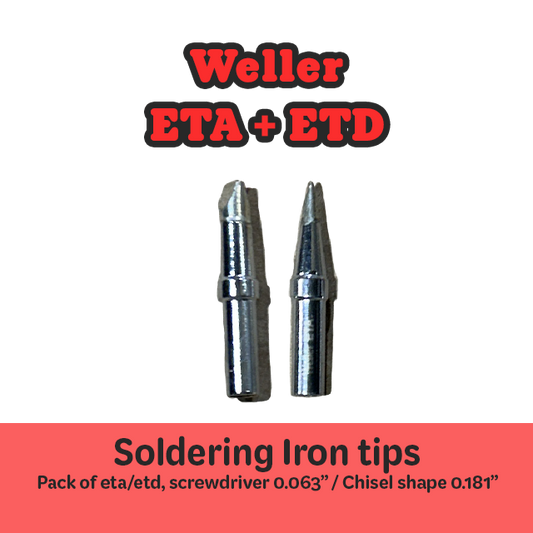 Soldering iron Tip Weller ETA/ETD Bundle Pack