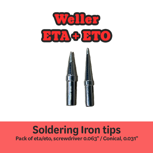 Soldering Iron Tip Weller ETA/ETO Bundle Pack