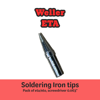 Soldering Iron Tip Weller Screwdriver ETA