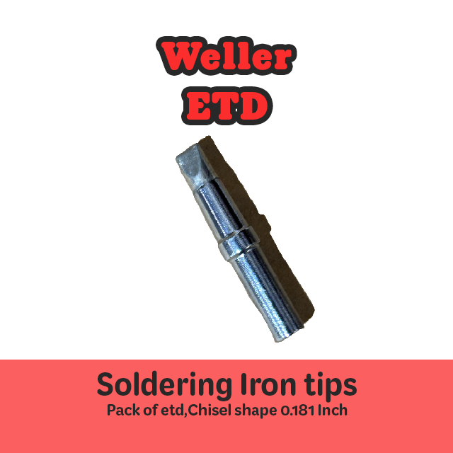 Soldering Iron Tip Weller Chisel Shaped ETD