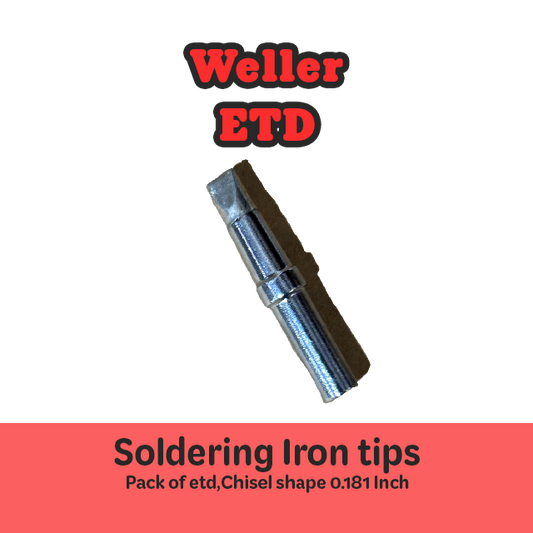 Soldering Iron Tip Weller Chisel Shaped ETD