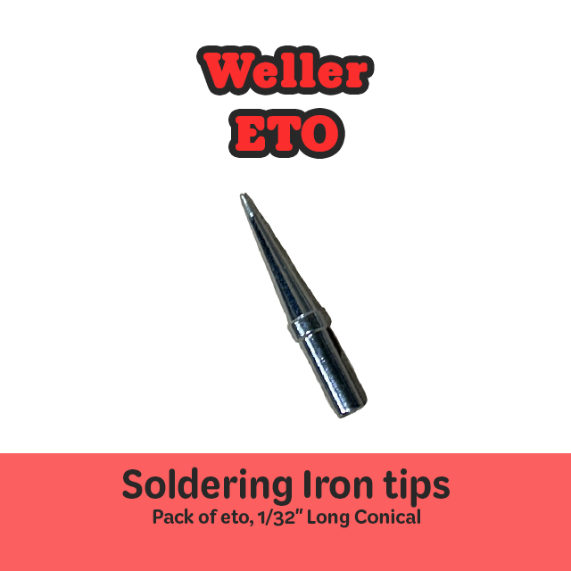 Soldering Iron Tip Weller Conical Shape ETO