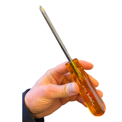 Xcelite X102 Phillips Round Blade Screwdriver, #2 Head, 4" Blade Length