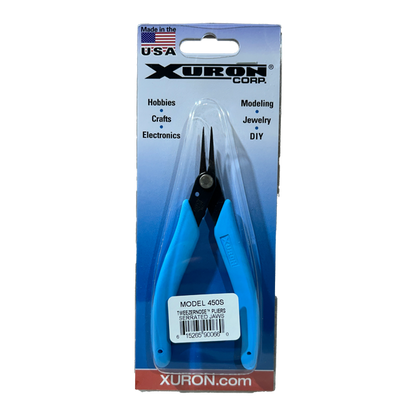 Xuron 450-S Tweezer Nose™ Pliers - Serrated