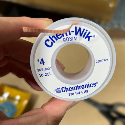 Chem Wik 10-25L Desoldering braid
