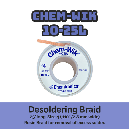 Chem Wik 10-25L Desoldering braid