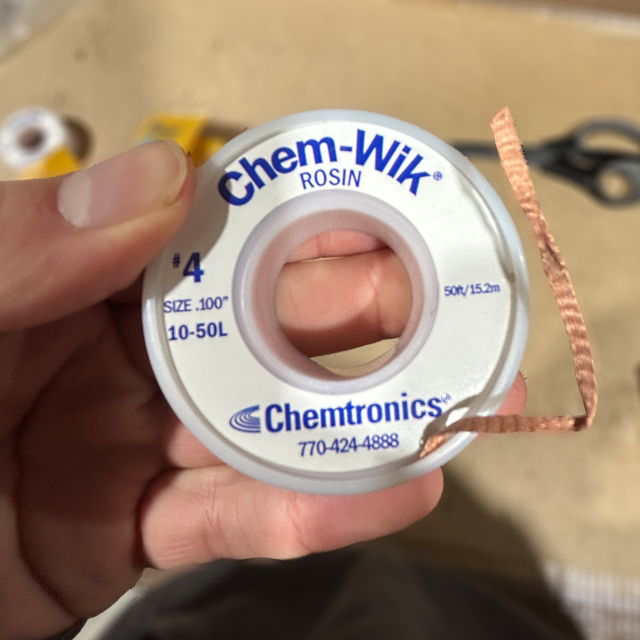 Chem Wik 10-50L Desoldering braid