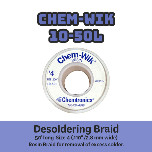 Chem Wik 10-50L Desoldering braid
