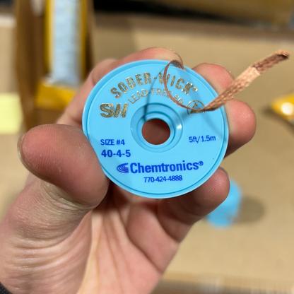 Soder Wick 40-4-5 Lead Free Desoldering Wick Size 4
